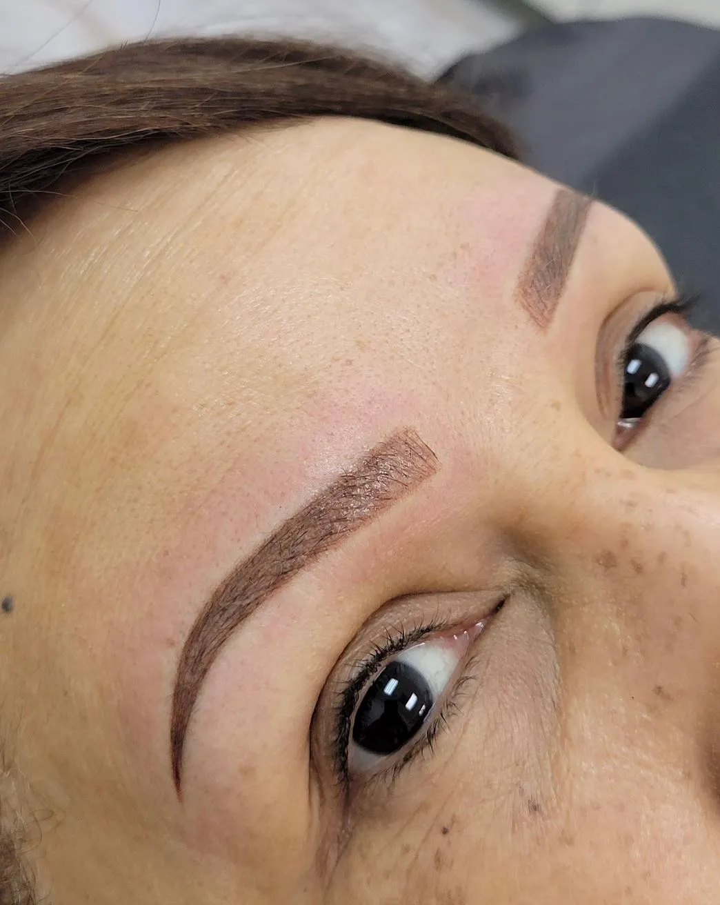 Days 2 to 7, microblading