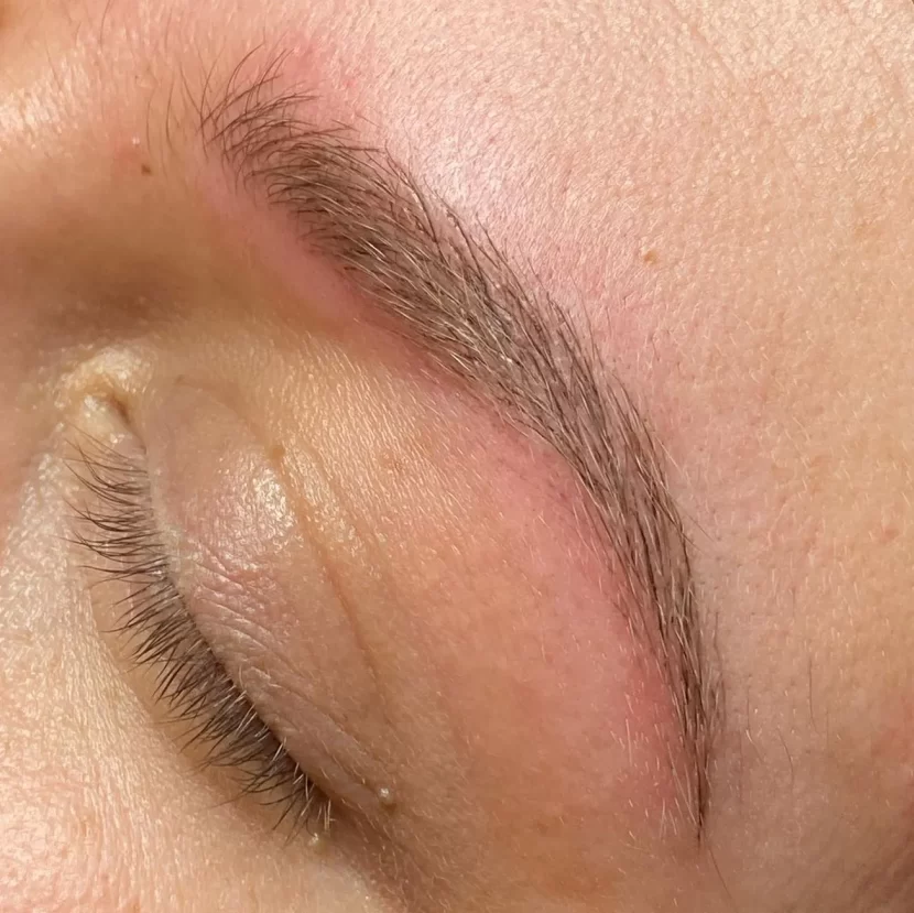 How long after microblading can I wipe my eyebrows?