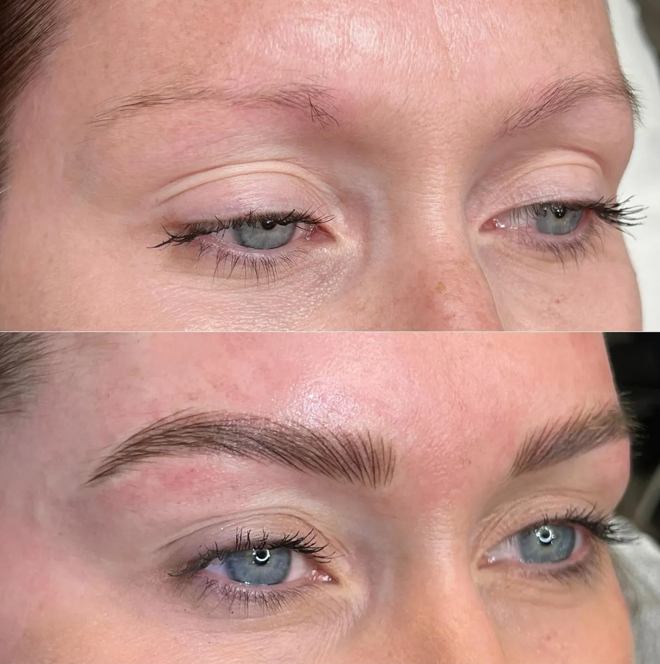 The healing stages of microblading