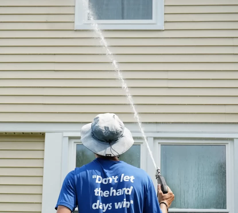 Do professional pressure washers use their own water?