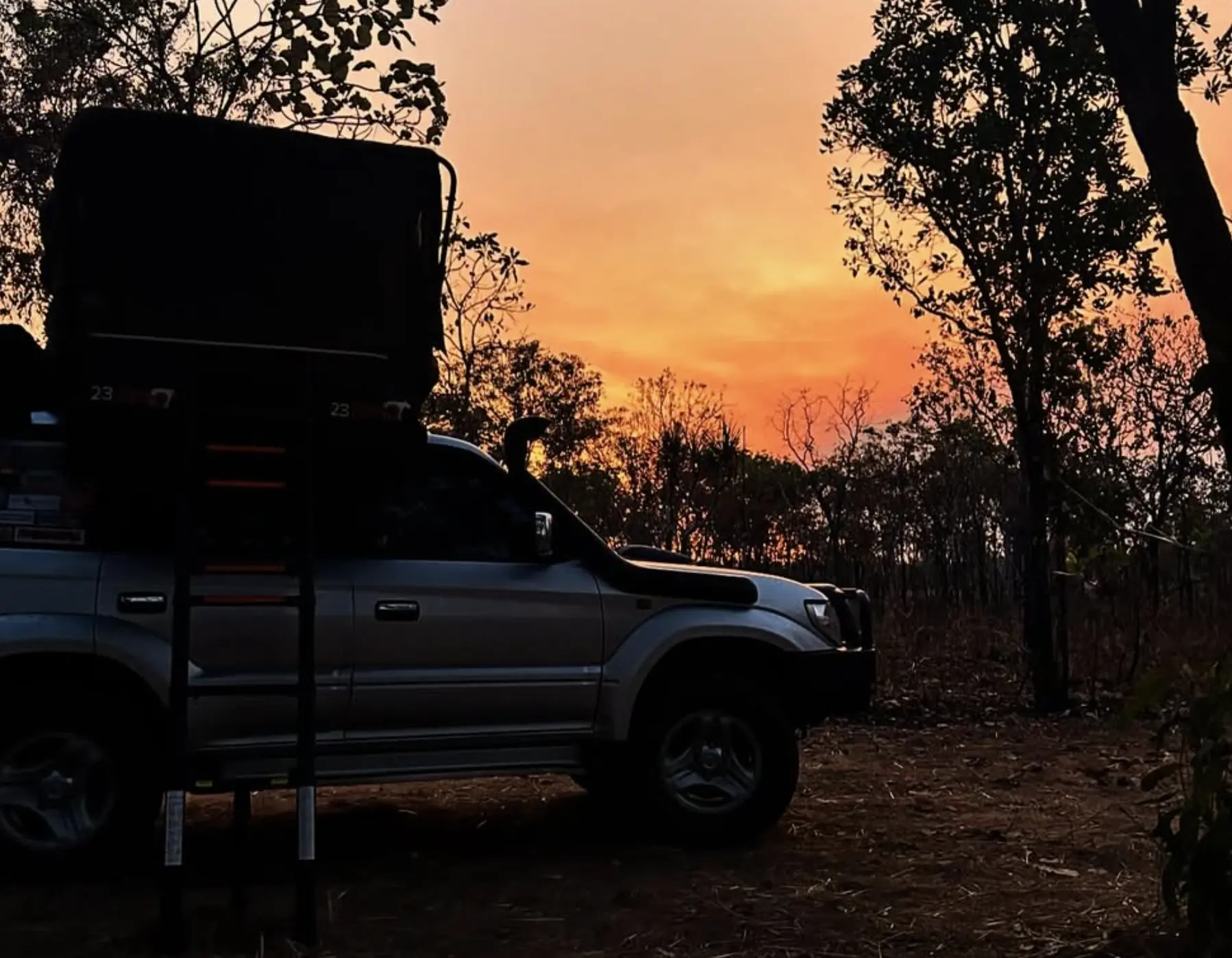 Driving in Kakadu National Park