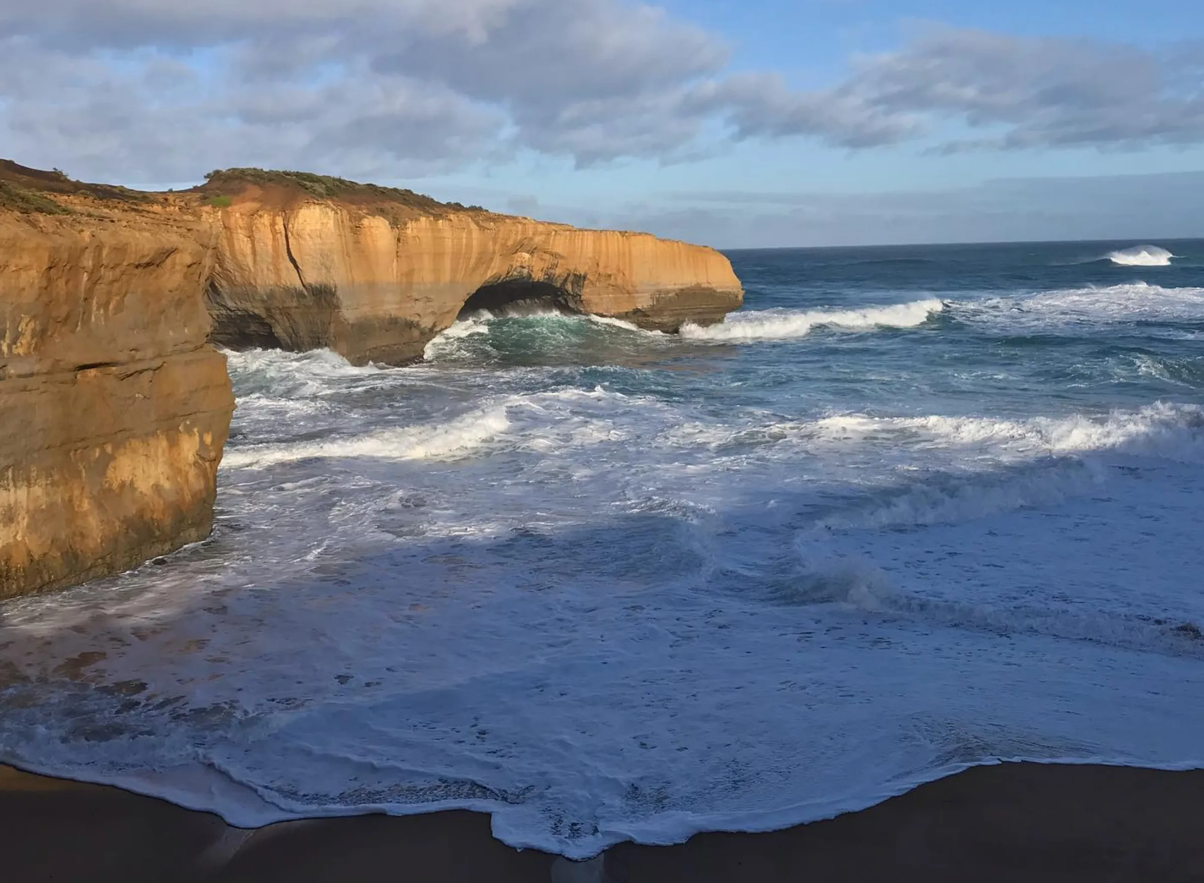 double arched rock formation